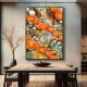 Tablou abstract cu ramă - Energie Solară, tablou abstract modern, perfect pentru living, birou, hol