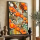 Tablou abstract cu ramă - Energie Solară, tablou abstract modern, perfect pentru living, birou, hol