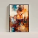 Tablou abstract cu ramă - Lumina dintre Pagini, tablou abstract modern, perfect pentru living, birou, hol Tablou abstract cu ramă - Lumina dintre Pagini, tablou abstract modern, perfect pentru living, birou, hol