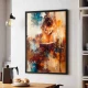 Tablou abstract cu ramă - Lumina dintre Pagini, tablou abstract modern, perfect pentru living, birou, hol Tablou abstract cu ramă - Lumina dintre Pagini, tablou abstract modern, perfect pentru living, birou, hol
