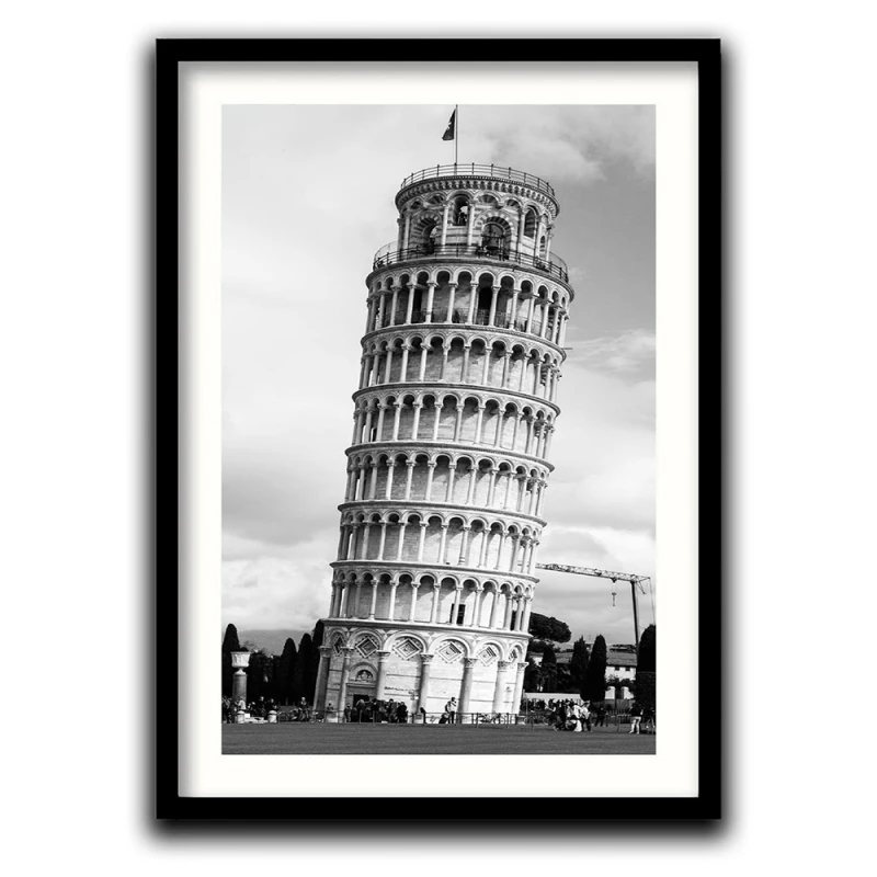 Turnul din Pisa - Tablou peisaj Turnul din Pisa - Tablou peisaj