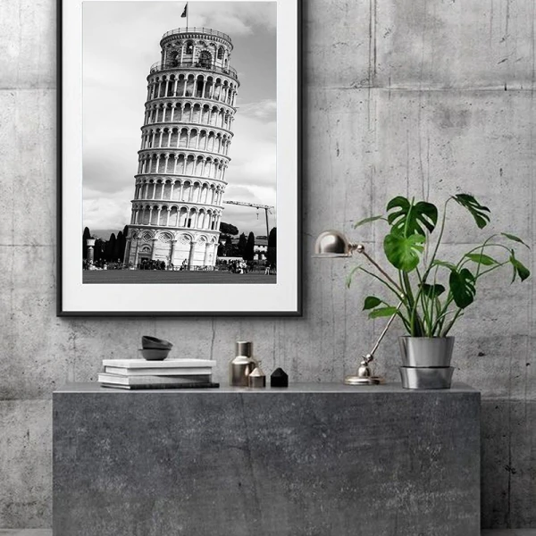 Turnul din Pisa - Tablou peisaj Turnul din Pisa - Tablou peisaj