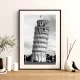 Turnul din Pisa - Tablou peisaj Turnul din Pisa - Tablou peisaj