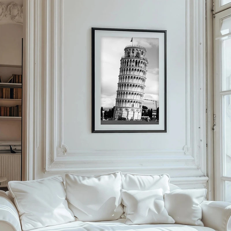 Turnul din Pisa - Tablou peisaj Turnul din Pisa - Tablou peisaj