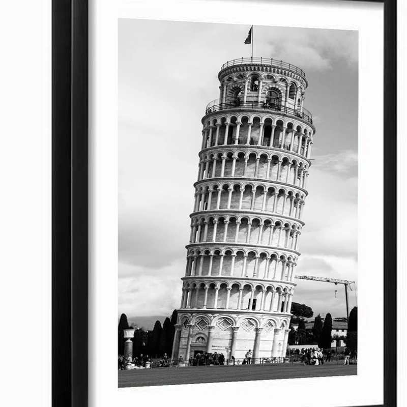 Turnul din Pisa - Tablou peisaj Turnul din Pisa - Tablou peisaj