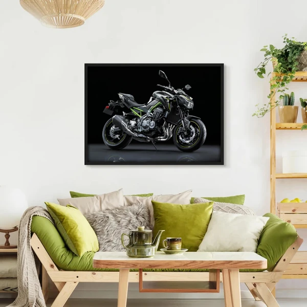 Tablou Motocicletă Kawasaki Z900 Înramat