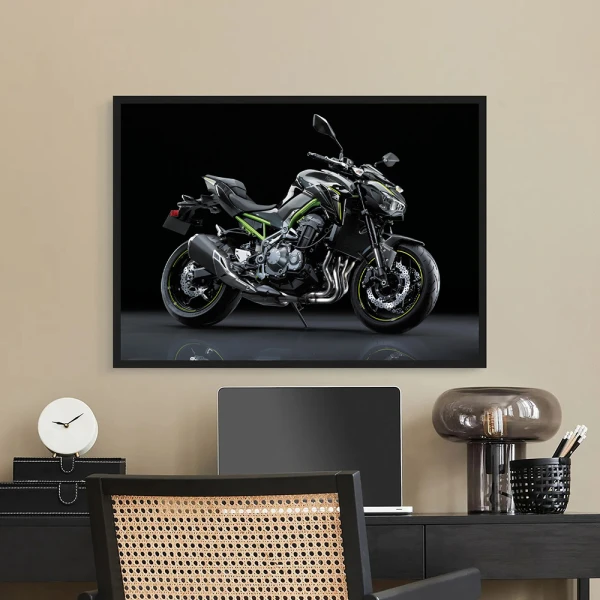 Tablou Motocicletă Kawasaki Z900 Înramat