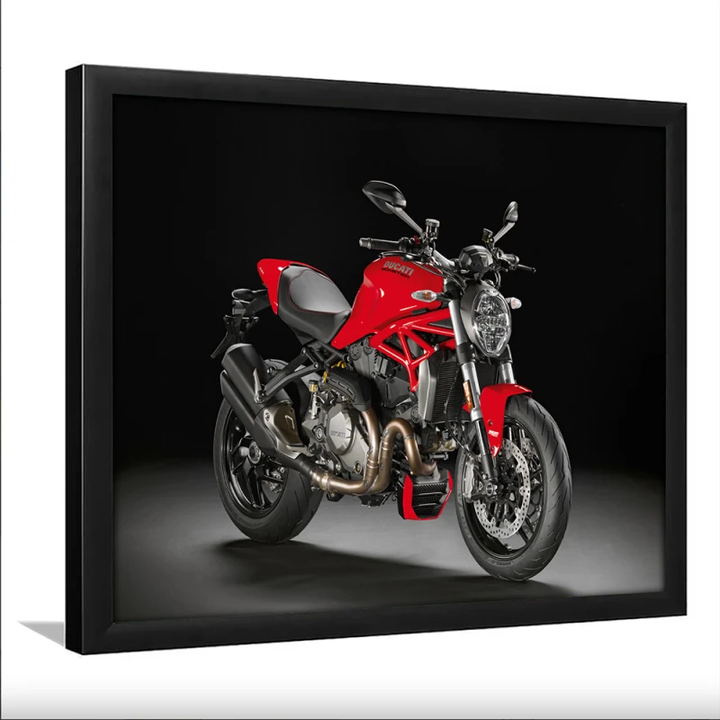 Tablou Motocicletă Ducati Monster Înramat Tablou Motocicletă Ducati Monster Înramat