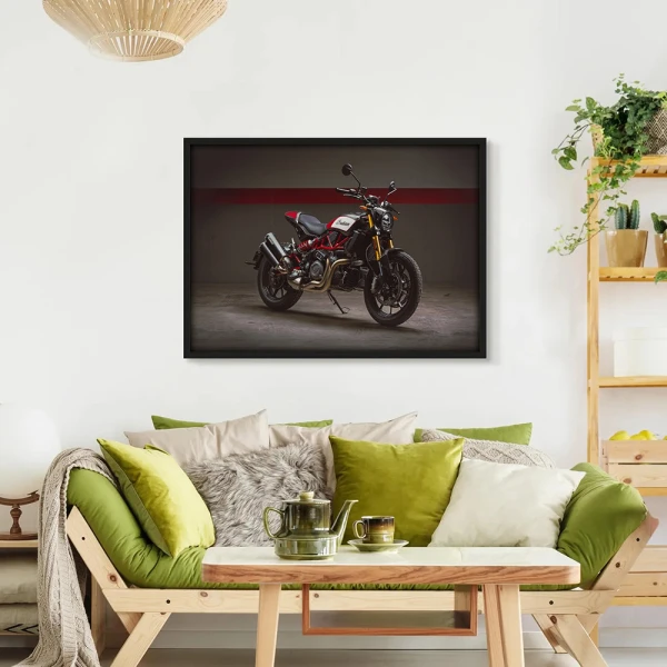 Tablou Motocicletă Indian FTR Înramat