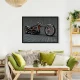 Tablou Motocicletă Chopper Custom Înramat Tablou Motocicletă Chopper Custom Înramat