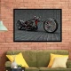 Tablou Motocicletă Chopper Custom Înramat Tablou Motocicletă Chopper Custom Înramat