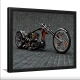 Tablou Motocicletă Chopper Custom Înramat Tablou Motocicletă Chopper Custom Înramat