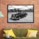 Tablou Alb-Negru Mercedes-Benz W120 Înramat
