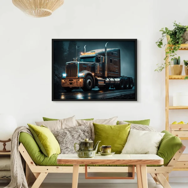 Tablou Camion American Vintage Înramat