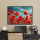 Tablou flori cu ramă - Maci Înfloriți, tablou cu flori modern, perfect pentru living, birou, hol Tablou flori cu ramă - Maci Înfloriți, tablou cu flori modern, perfect pentru living, birou, hol