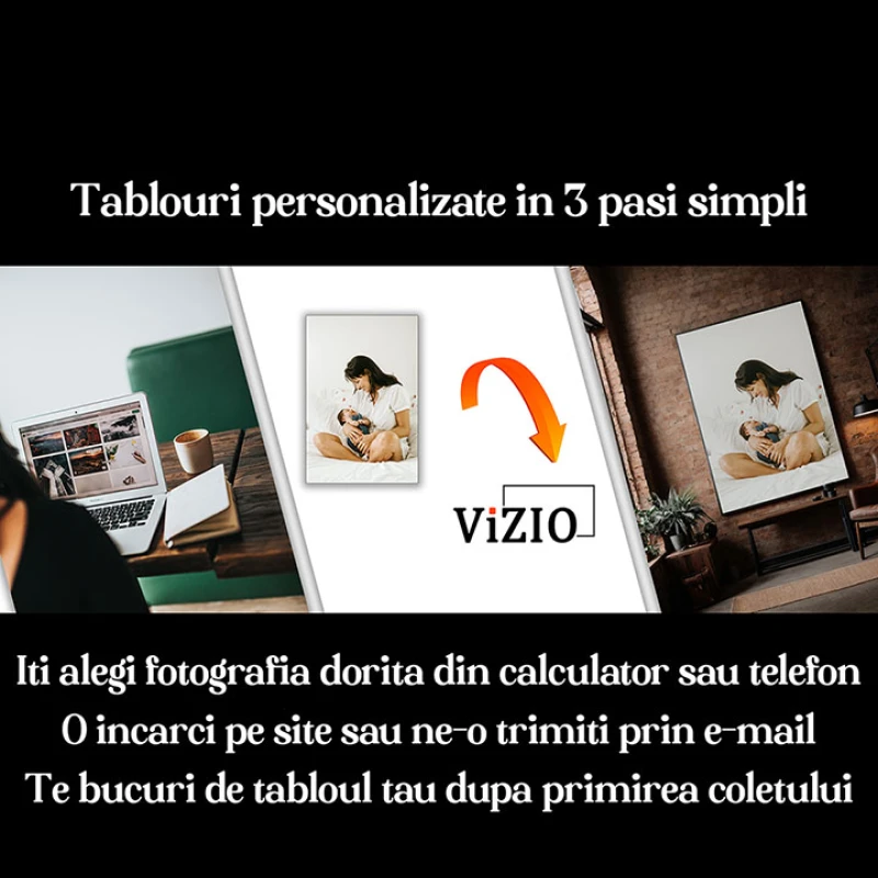 Tablou Canvas Patrat Personalizat - Tablouri personalizate