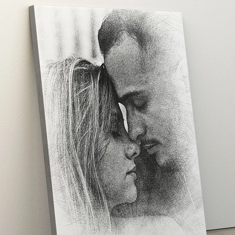 Desen in Creion cu Poza - Tablouri personalizate Desen in Creion cu Poza - Tablouri personalizate