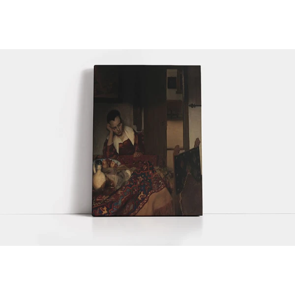 O Servitoare Adormita - Reproduceri pictori celebri