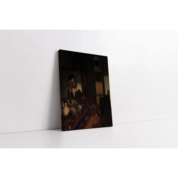 O Servitoare Adormita - Reproduceri pictori celebri