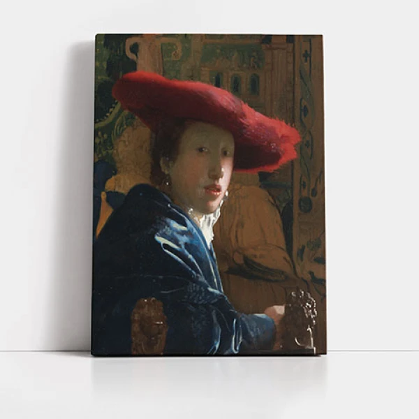 Fata cu palarie rosie - Reproduceri pictori celebri