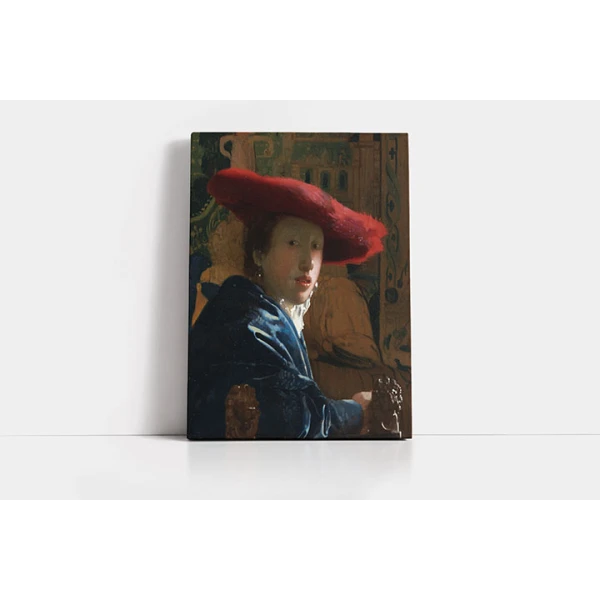 Fata cu palarie rosie - Reproduceri pictori celebri