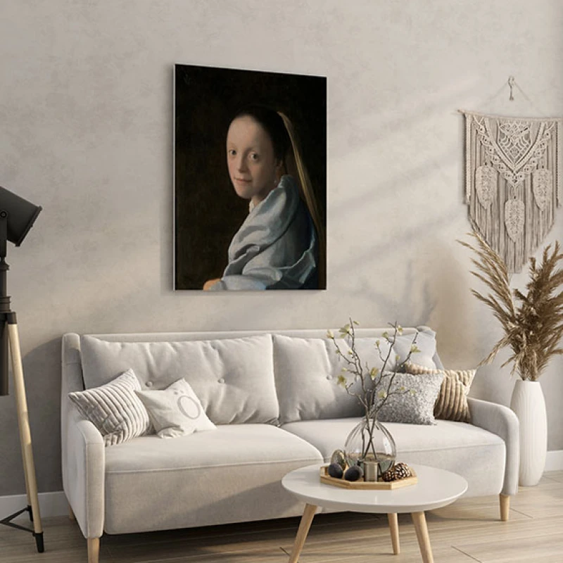 Studiu de tanara femeie - Reproduceri pictori celebri