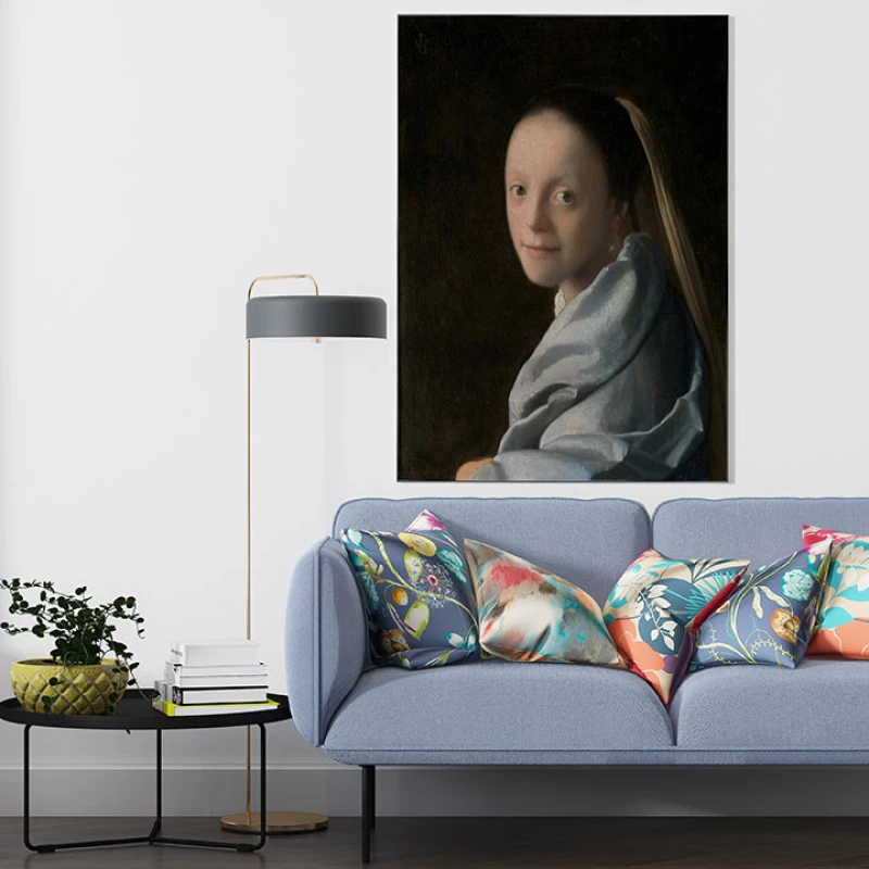 Studiu de tanara femeie - Reproduceri pictori celebri