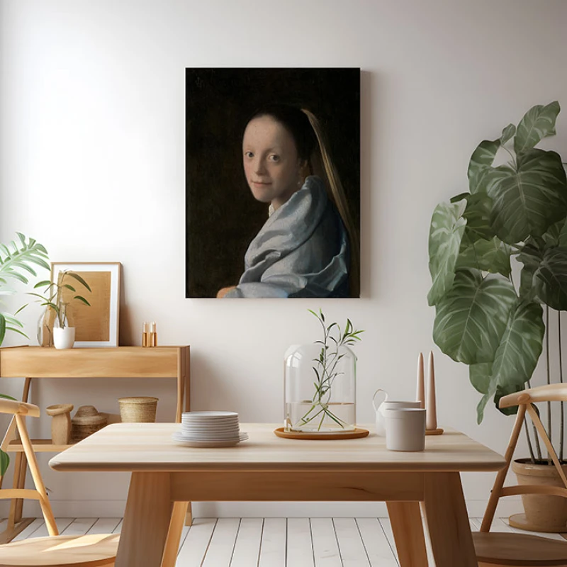 Studiu de tanara femeie - Reproduceri pictori celebri