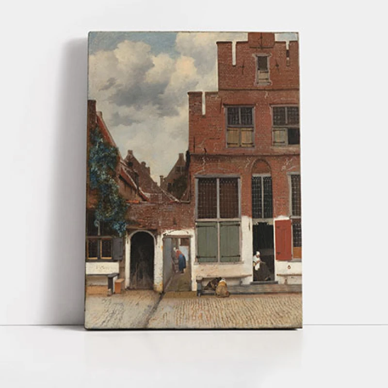 Vedere de la Casele din Delft - Reproduceri pictori celebri