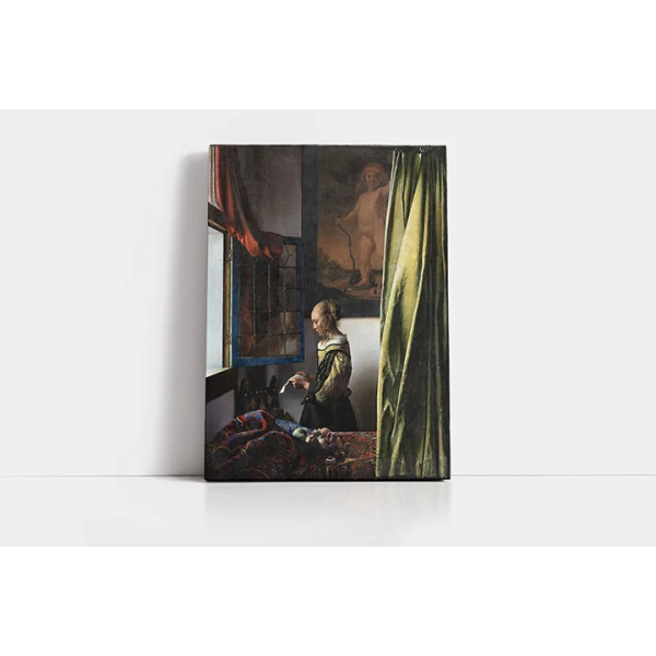 Doamna care citeste la o fereastra deschisa - Reproduceri pictori celebri