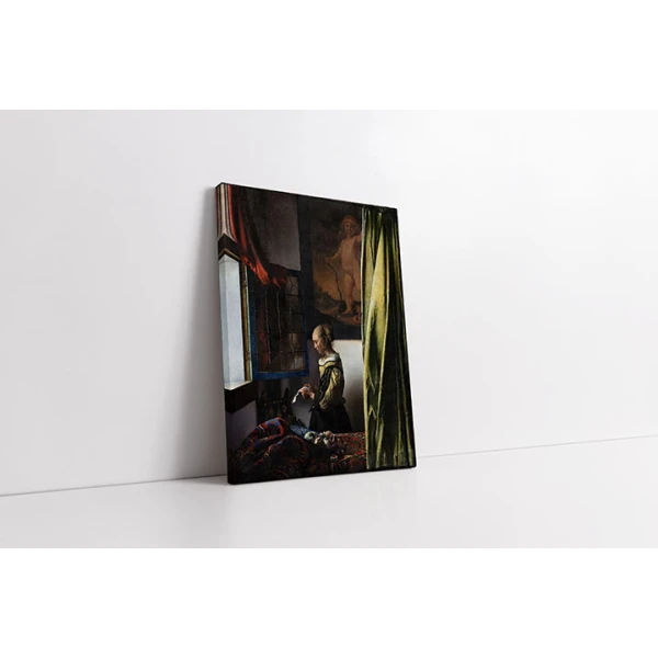 Doamna care citeste la o fereastra deschisa - Reproduceri pictori celebri