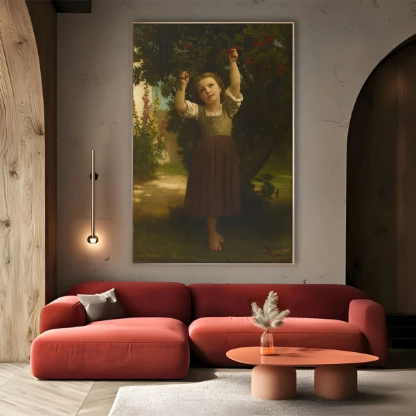 The cherry picker - Reproduceri pictori celebri