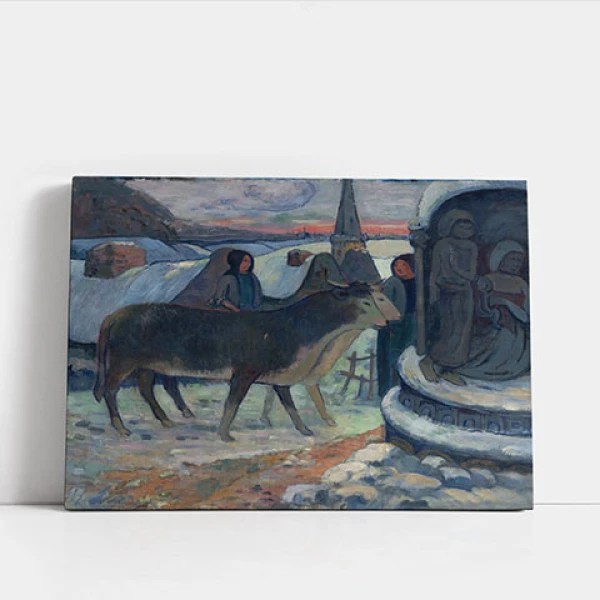 Noaptea de Craciun: Binecuvantarea Boilor - Reproduceri pictori celebri