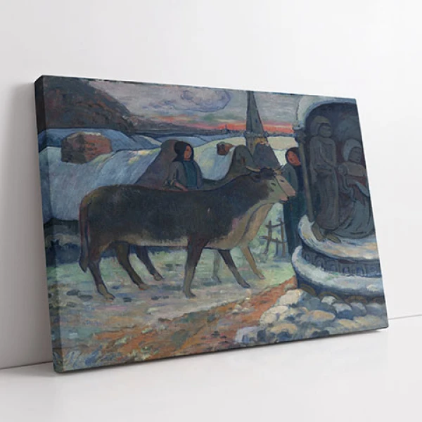 Noaptea de Craciun: Binecuvantarea Boilor - Reproduceri pictori celebri