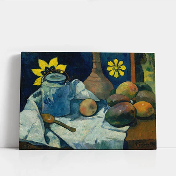 Natura Moarta cu Ceainic si Fructe - Reproduceri pictori celebri