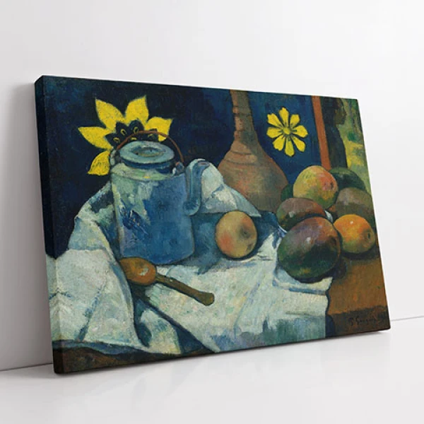 Natura Moarta cu Ceainic si Fructe - Reproduceri pictori celebri