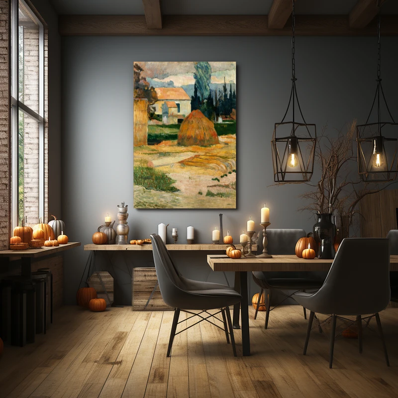 Peisaj langa Arles - Reproduceri pictori celebri