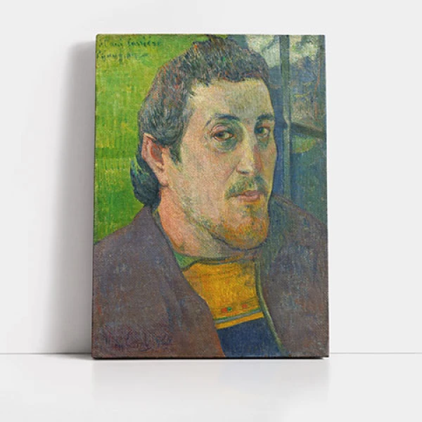 Autoportret dedicat lui Carriere 1889 - Reproduceri pictori celebri