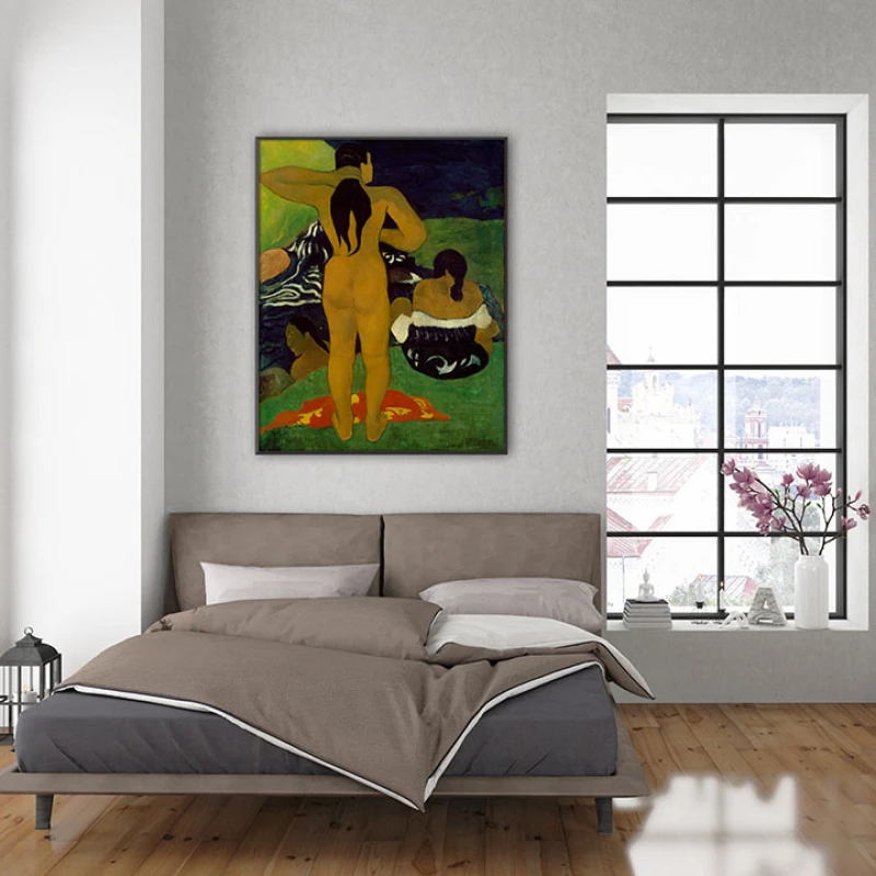 Femei Tahitiene la Baie - Reproduceri pictori celebri