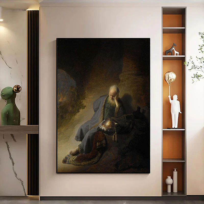 Ieremia plângând distrugerea Ierusalimului - Reproduceri pictori celebri