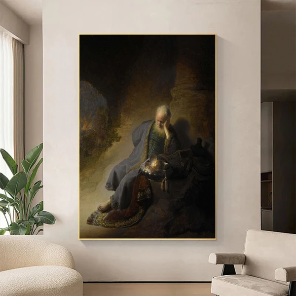 Ieremia plângând distrugerea Ierusalimului - Reproduceri pictori celebri