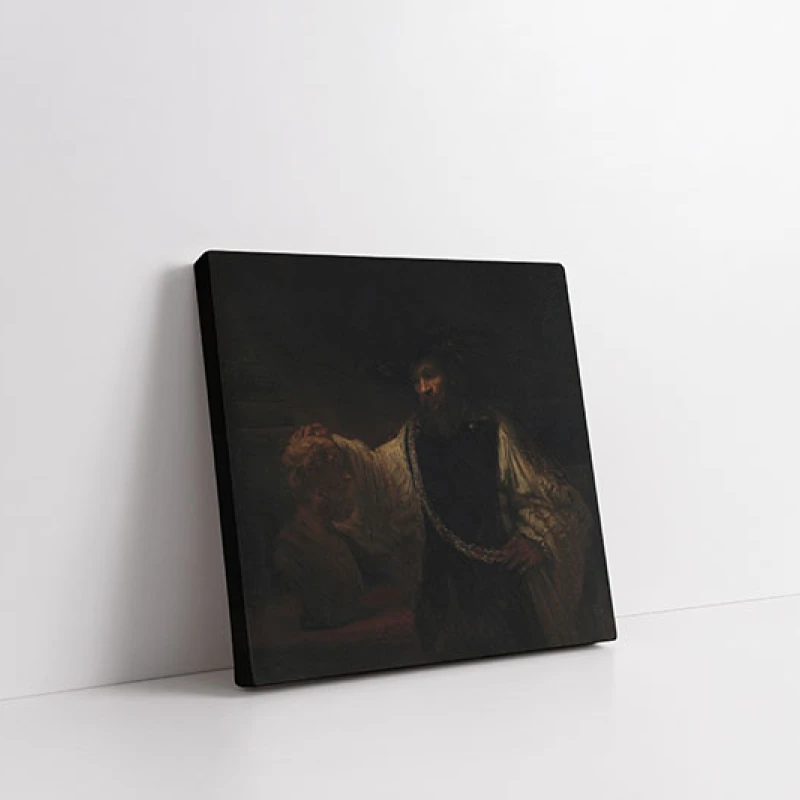 Aristotel contemplând bustul lui Homer - Reproduceri pictori celebri