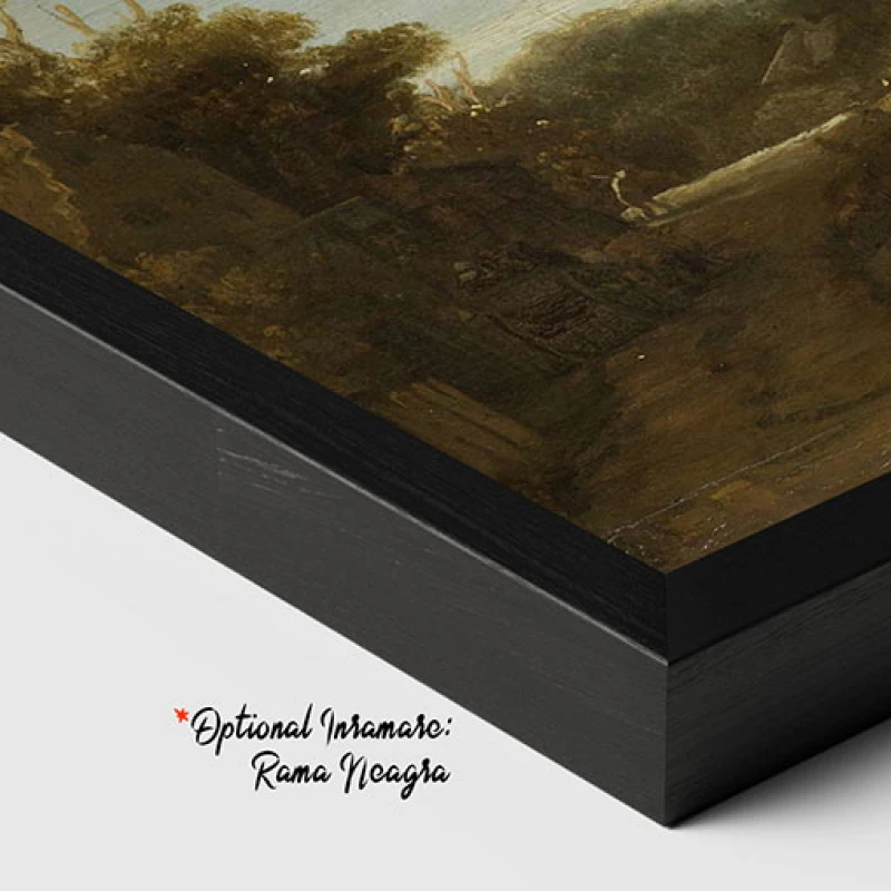 Peisaj cu un pod de piatră - Reproduceri pictori celebri