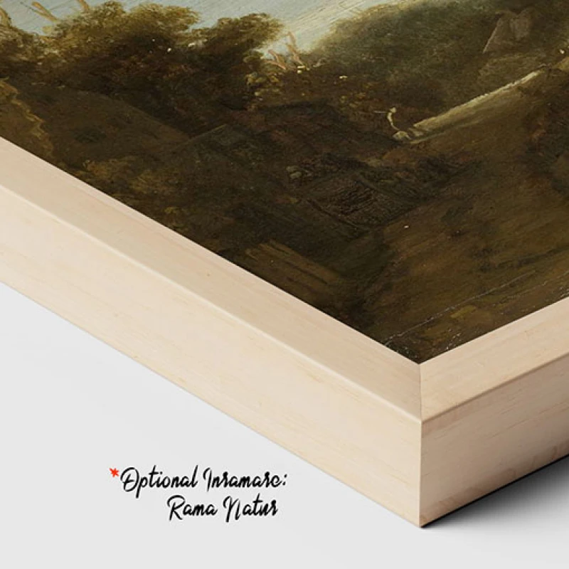 Peisaj cu un pod de piatră - Reproduceri pictori celebri