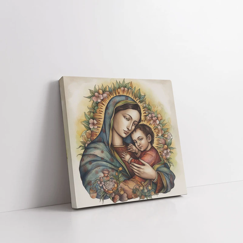 Fecioara Maria cu Pruncul - Tablou religios