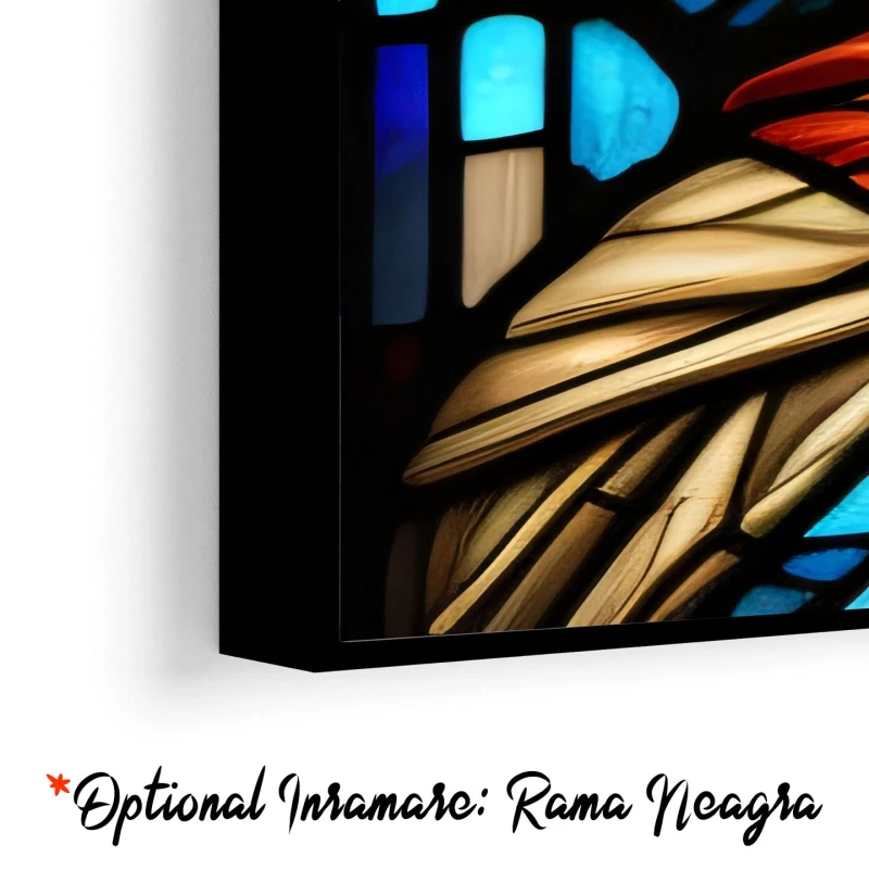 Isus vitraliu - Tablou religios