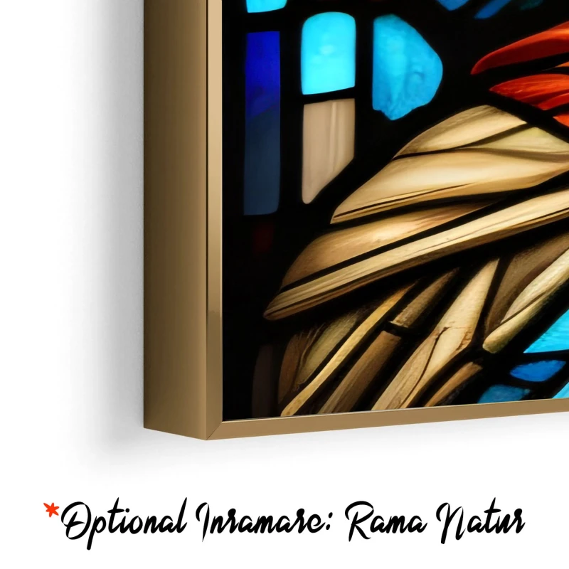 Isus vitraliu - Tablou religios