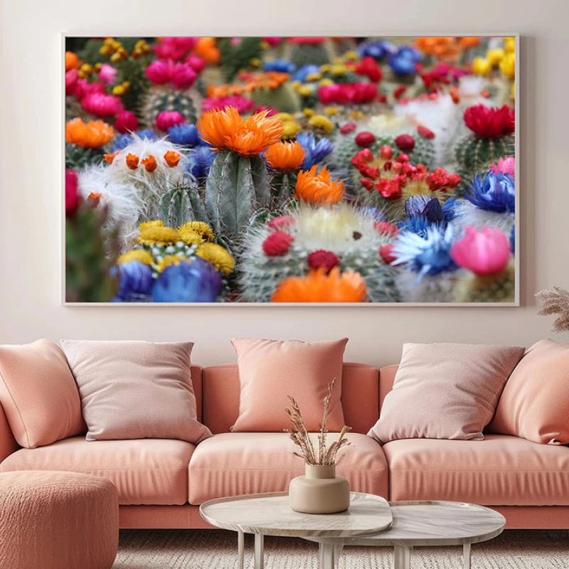 Colectie de Flori de Cactus - Tablou floral