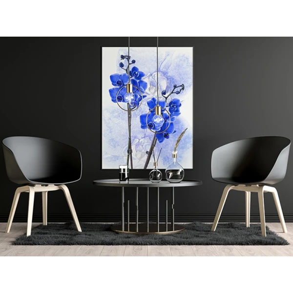 Orhidee Albastre - Tablou floral