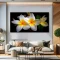 Plumeria Alb cu Galben - Tablou floral